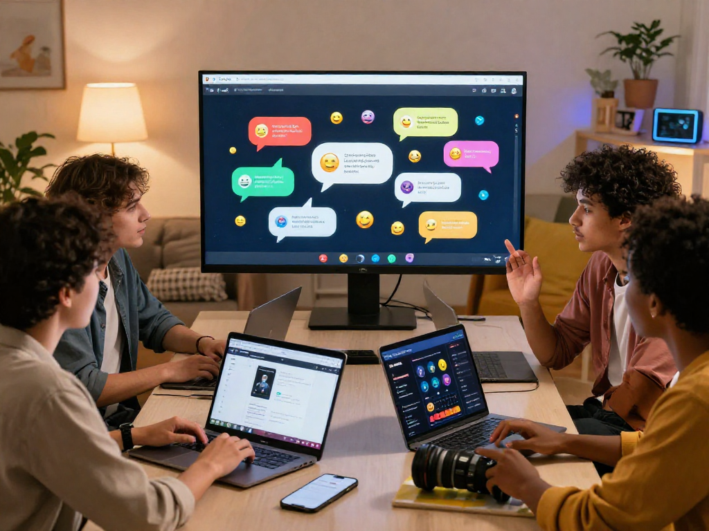 Engaging spicychat virtual interaction showcasing diverse users enjoying digital conversations.